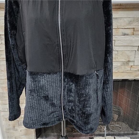 Free Country black super soft fleece jacket plus size 2X new!! - Picture 7 of 8